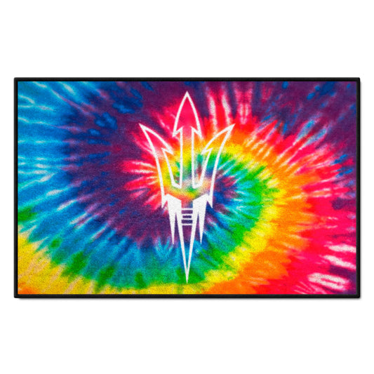 Arizona State Sun Devils Tie Dye Starter Mat Accent Rug - 19in. x 30in. - Arizona State