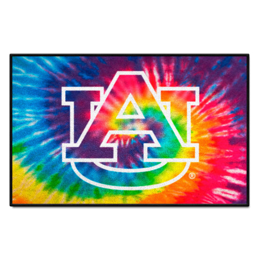Auburn Tigers Tie Dye Starter Mat Accent Rug - 19in. x 30in. - Auburn