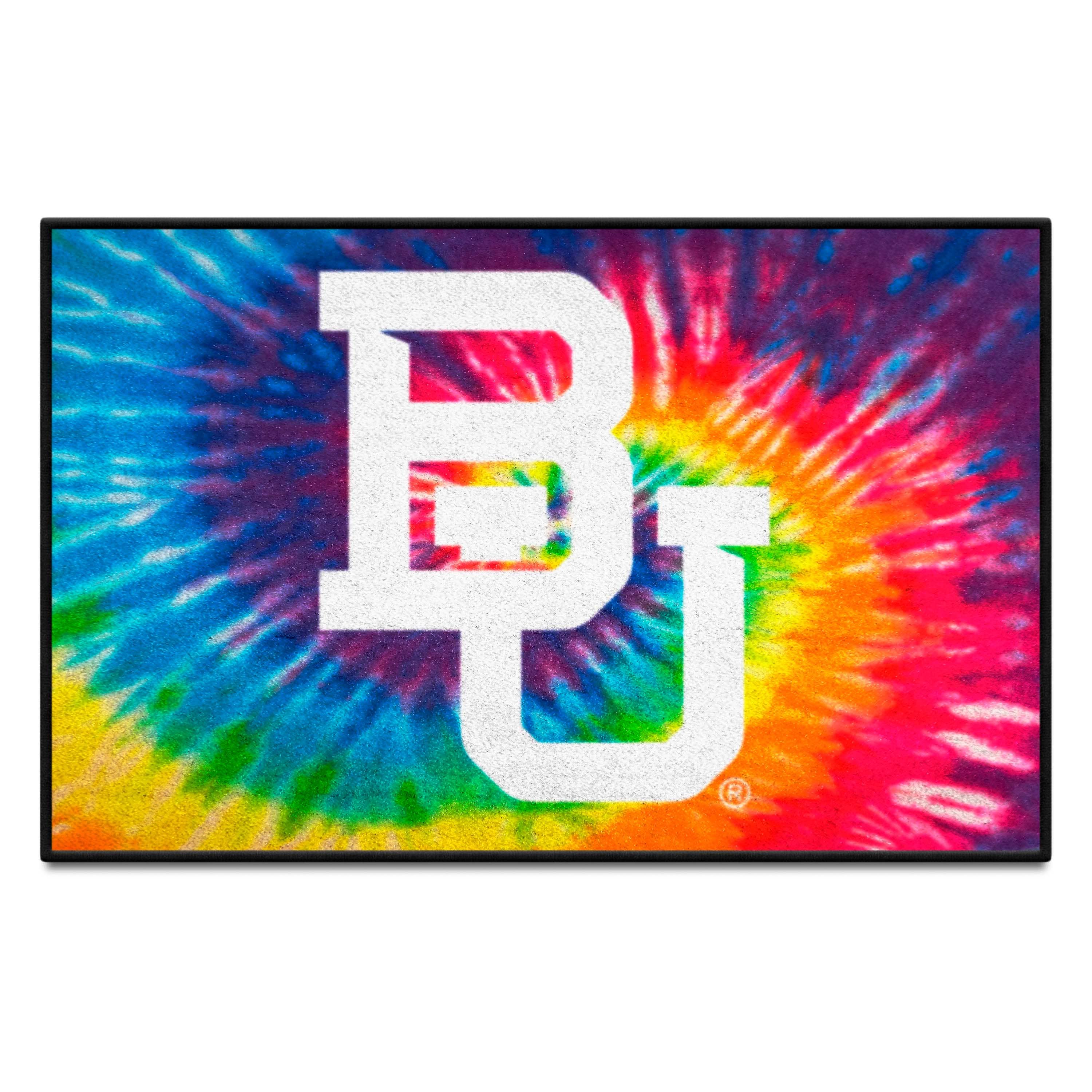 Baylor Bears Tie Dye Starter Mat Accent Rug - 19in. x 30in. - Baylor