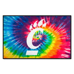 Cincinnati Bearcats Tie Dye Starter Mat Accent Rug - 19in. x 30in. - Cincinnati