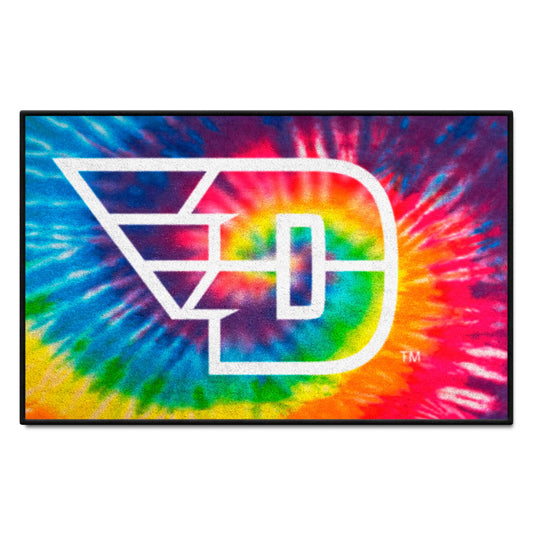 Dayton Flyers Tie Dye Starter Mat Accent Rug - 19in. x 30in. - Dayton