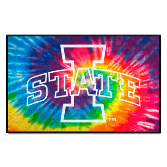 Iowa State Cyclones Tie Dye Starter Mat Accent Rug - 19in. x 30in. - Iowa State