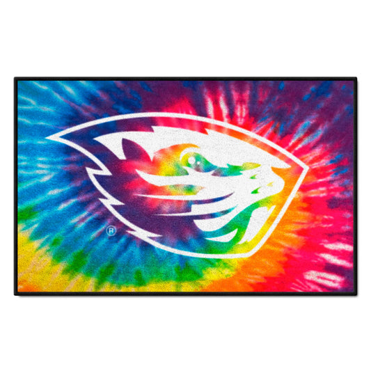 Oregon State Beavers Tie Dye Starter Mat Accent Rug - 19in. x 30in. - Oregon State