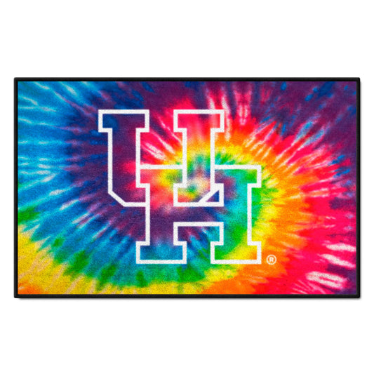 Houston Cougars Tie Dye Starter Mat Accent Rug - 19in. x 30in. - Houston