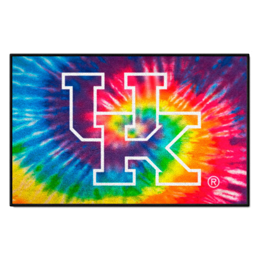 Kentucky Wildcats Tie Dye Starter Mat Accent Rug - 19in. x 30in. - Kentucky