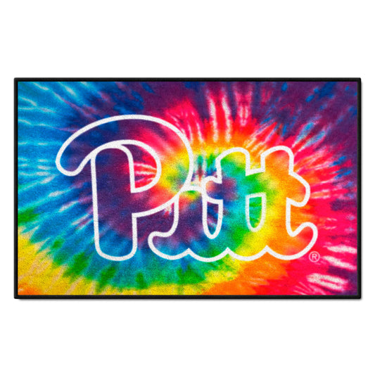 Pitt Panthers Tie Dye Starter Mat Accent Rug - 19in. x 30in. - Pitt