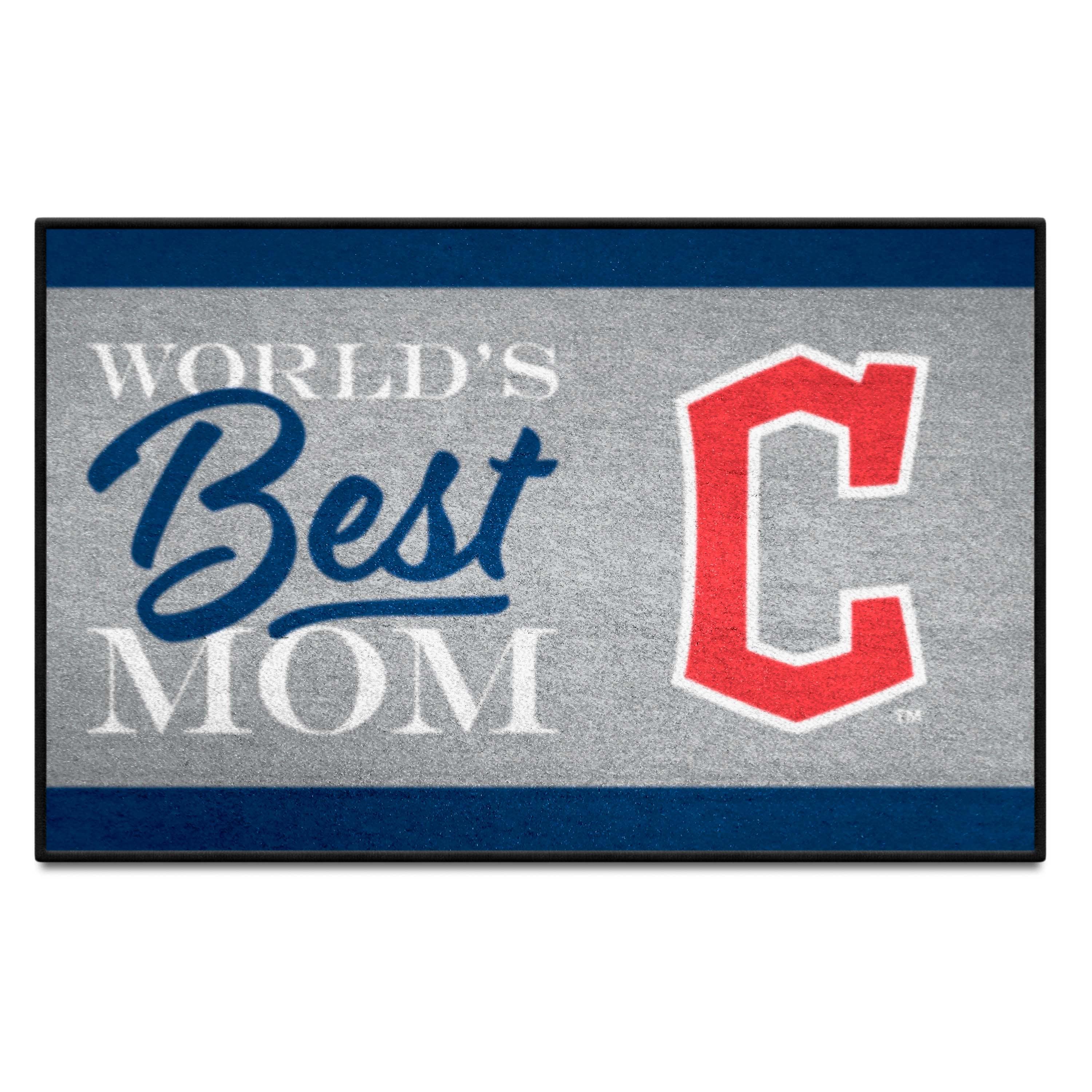 Cleveland Guardians World's Best Mom Starter Mat Accent Rug - 19in. x 30in. - Cleveland Guardians