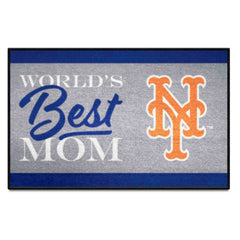 New York Mets World's Best Mom Starter Mat Accent Rug - 19in. x 30in. - New York Mets