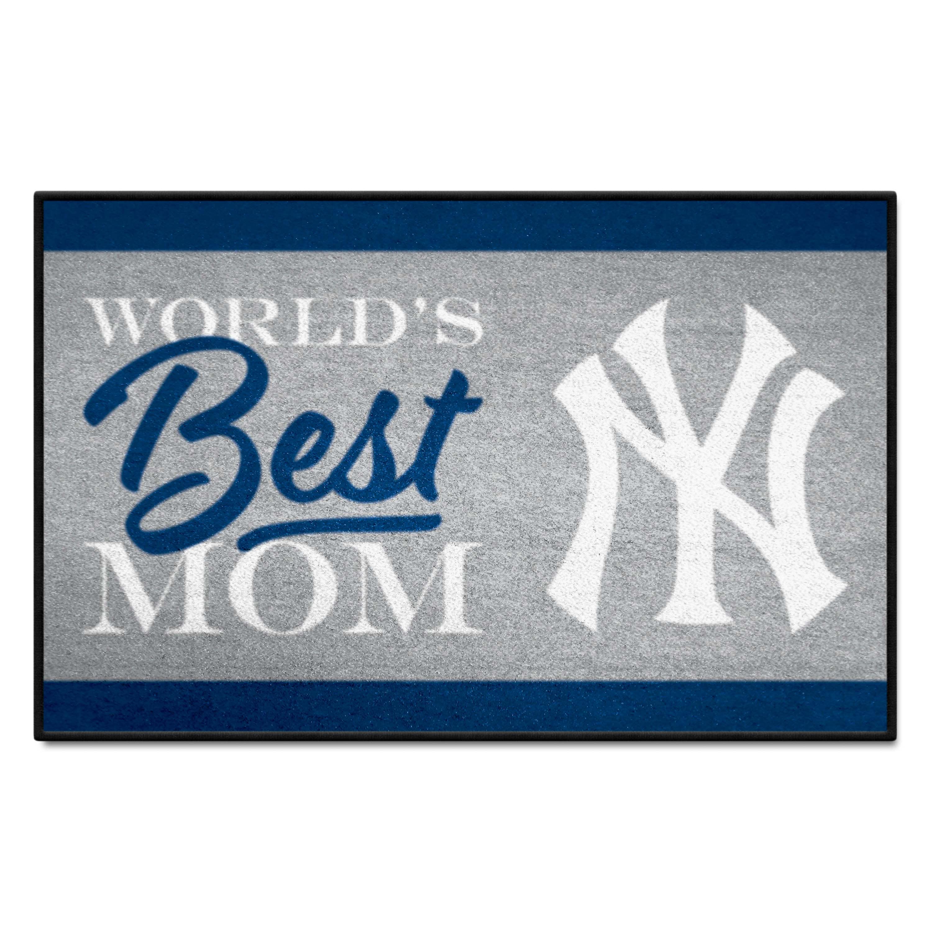 New York Yankees World's Best Mom Starter Mat Accent Rug - 19in. x 30in. - New York Yankees