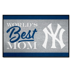 New York Yankees World's Best Mom Starter Mat Accent Rug - 19in. x 30in. - New York Yankees