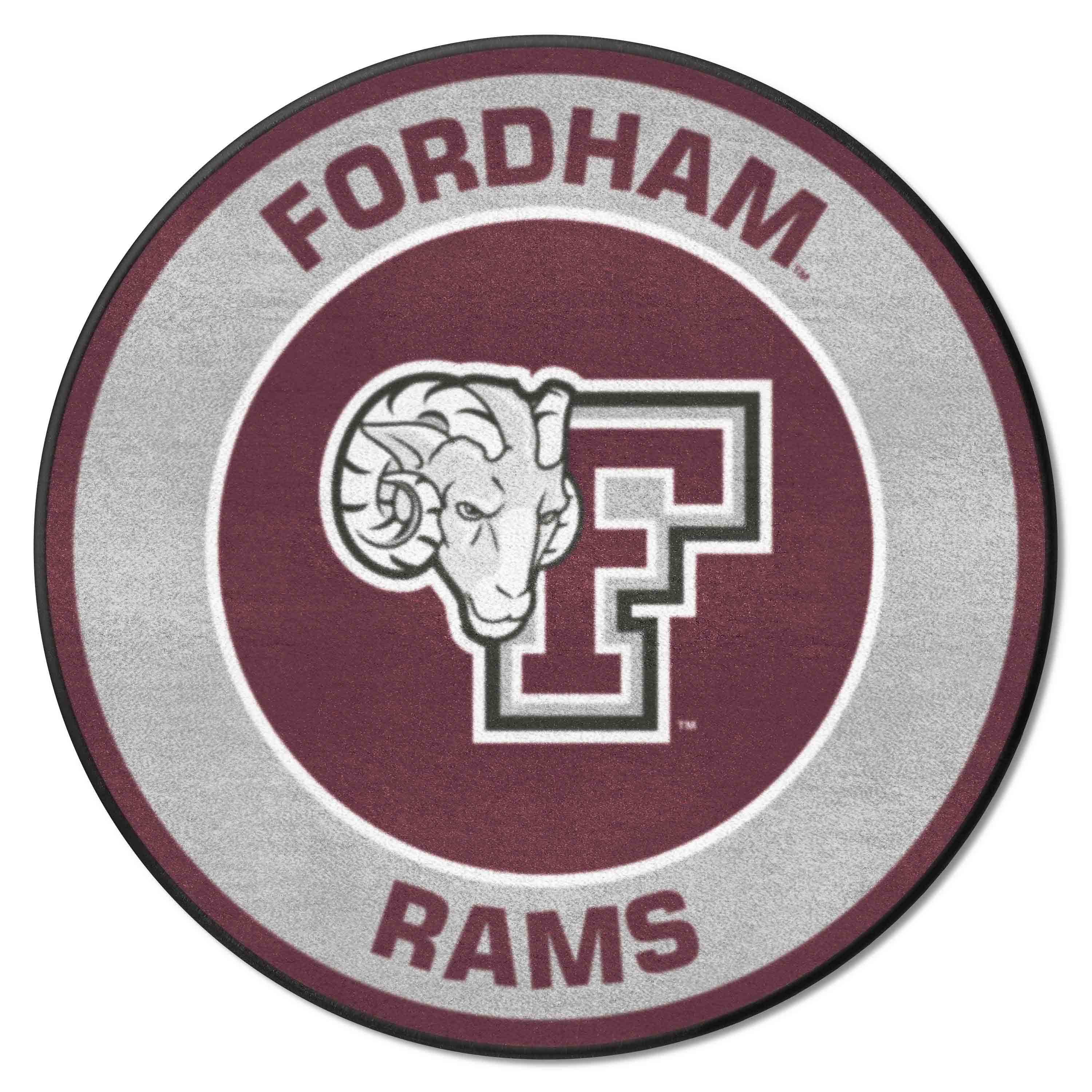 Fordham Rams Roundel Rug - 27in. Diameter - Fordham
