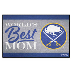 Buffalo Sabres World's Best Mom Starter Mat Accent Rug - 19in. x 30in. - Buffalo Sabres