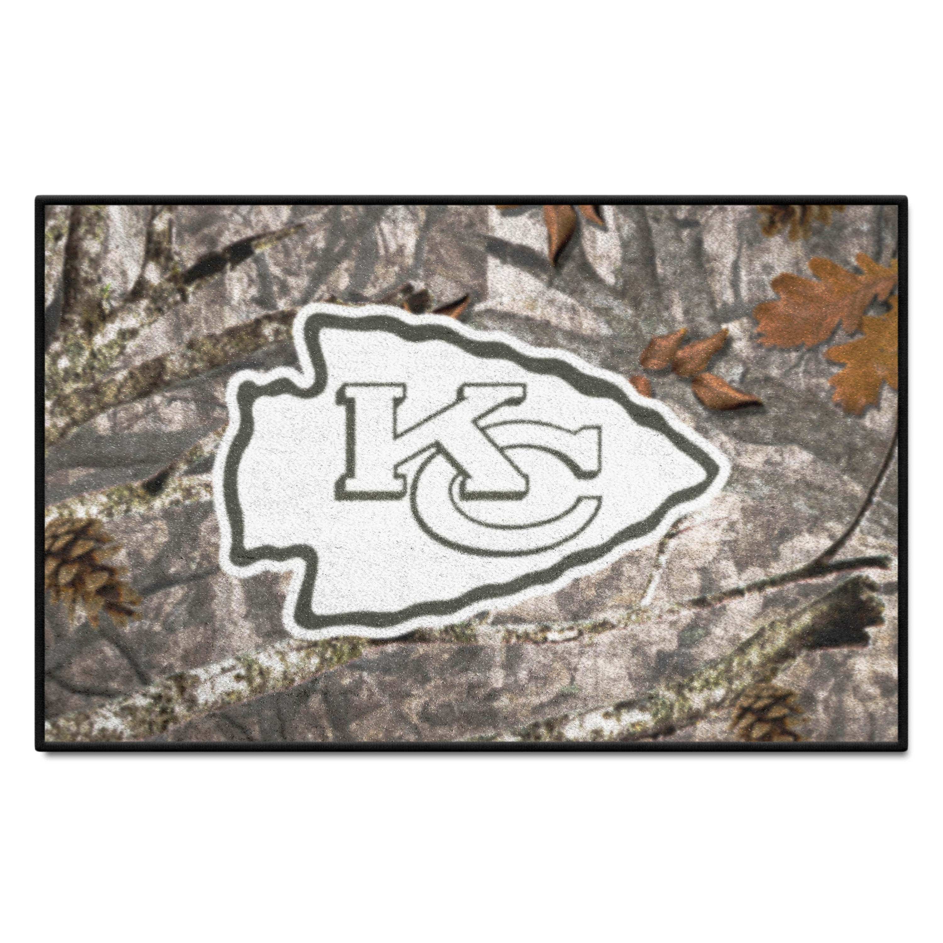 Kansas City Chiefs Camo Starter Mat Accent Rug - 19in. x 30in. - Kansas City Chiefs