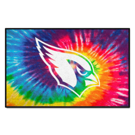 Arizona Cardinals Tie Dye Starter Mat Accent Rug - 19in. x 30in. - Arizona Cardinals