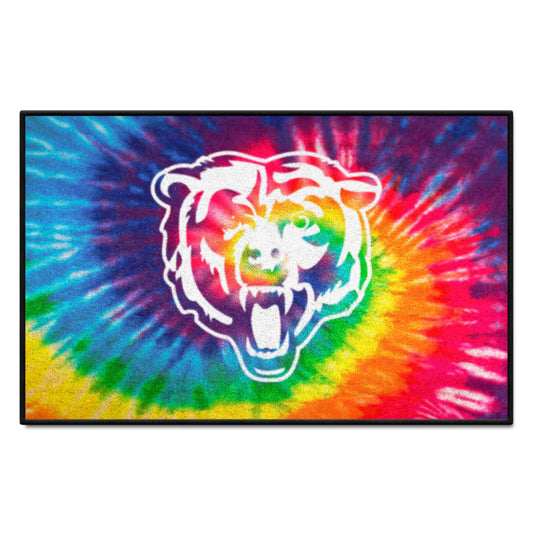 Chicago Bears Tie Dye Starter Mat Accent Rug - 19in. x 30in. - Chicago Bears