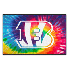 Cincinnati Bengals Tie Dye Starter Mat Accent Rug - 19in. x 30in. - Cincinnati Bengals