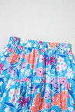 Floral Printed High Waist Split Skirt - Trendsi - Flyclothing LLC