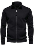 Men's Zip Up Long Sleeve Sweatshirt - Trendsi - Flyclothing LLC