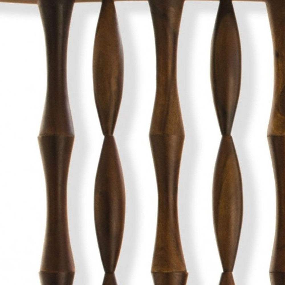 74" Natural Solid Wood Three Panel Screen Room Divider - Homeroots - Flyclothing LLC