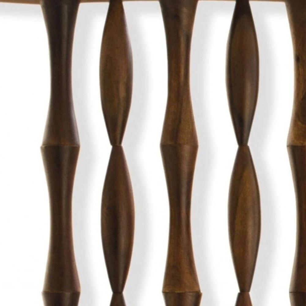 74" Natural Solid Wood Three Panel Screen Room Divider - Homeroots - Flyclothing LLC