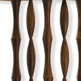 74" Natural Solid Wood Three Panel Screen Room Divider - Homeroots