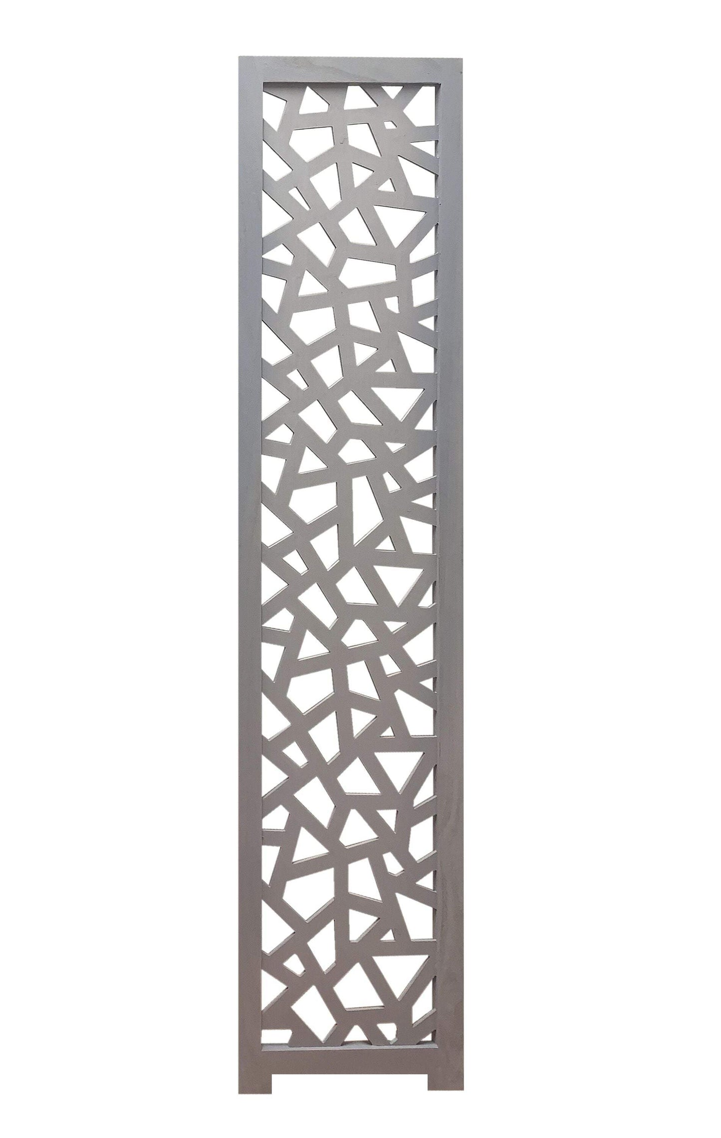 67 X 1.5 X 50 Gray Wood Screen - Homeroots - Flyclothing LLC