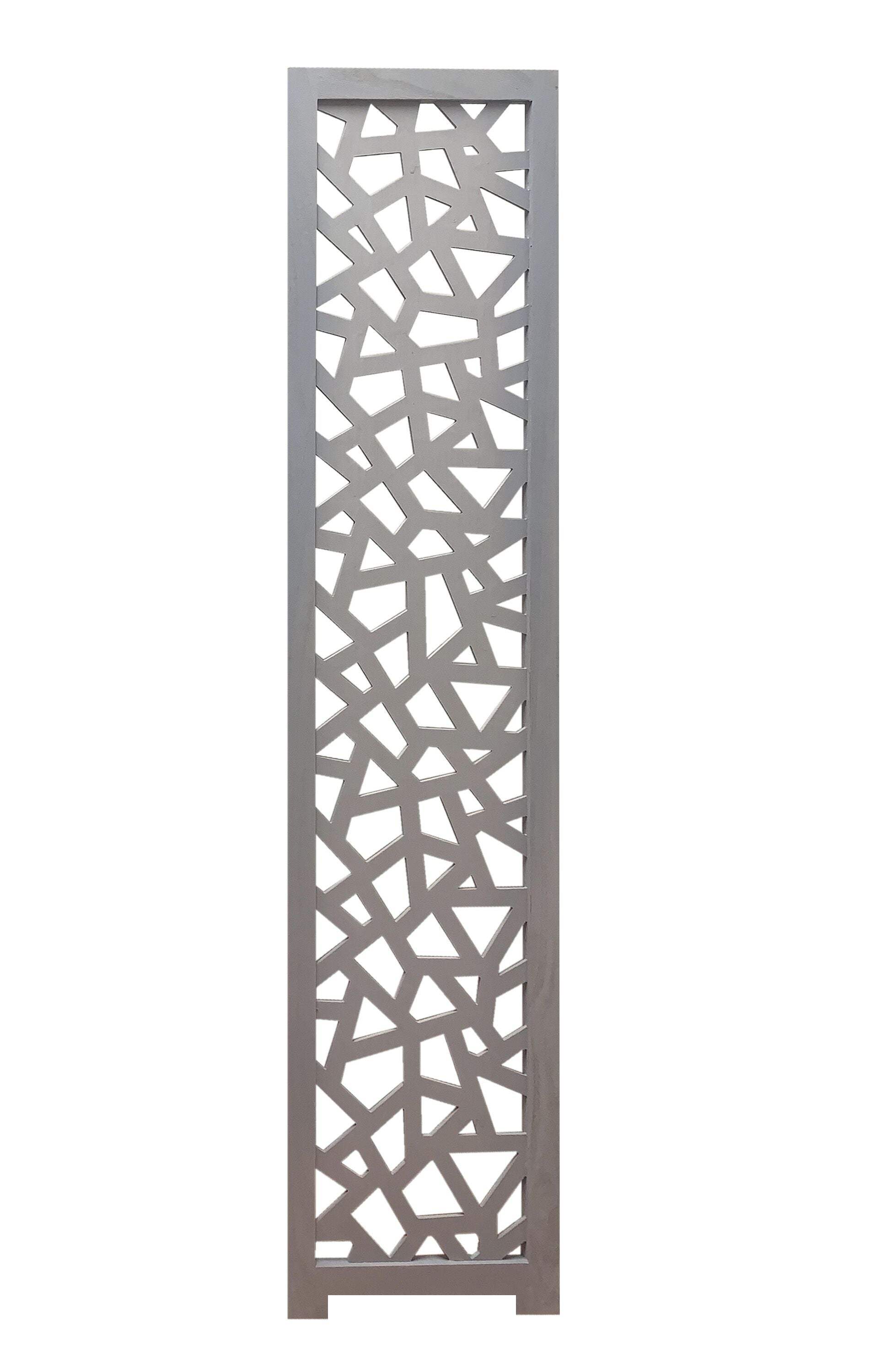 67 X 1.5 X 50 Gray Wood Screen - Homeroots - Flyclothing LLC