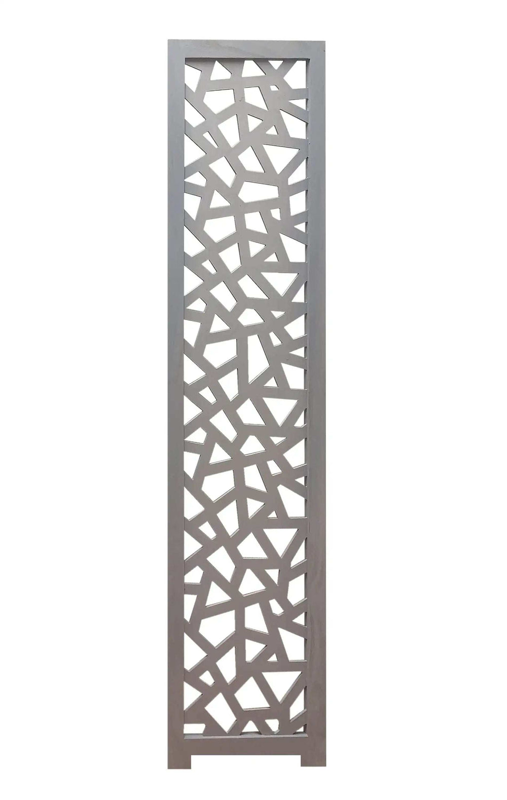 67 X 1.5 X 50 Gray Wood Screen - Homeroots - Flyclothing LLC