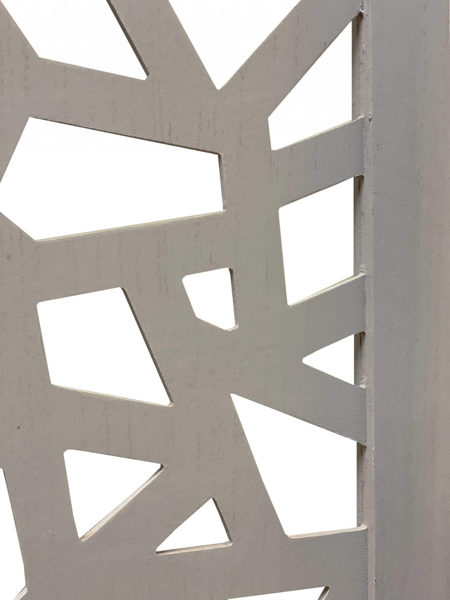 67 X 1.5 X 50 Gray Wood Screen - Homeroots - Flyclothing LLC