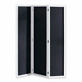47 X 1.5 X 67 Black And White Wood Chalkboard - Screen - Homeroots