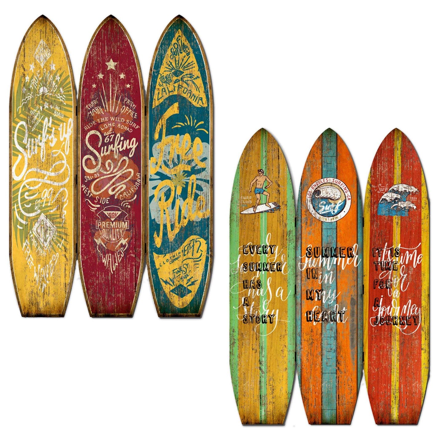 47 X 1 X 71 Multicolor Wood Endless Summer Screen - Homeroots - Flyclothing LLC