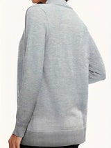 Open Front Long Sleeve Sweater Cardigan - Trendsi - Flyclothing LLC