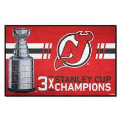 New Jersey Devils Dynasty Starter Mat Accent Rug - 19in. x 30in. - New Jersey Devils