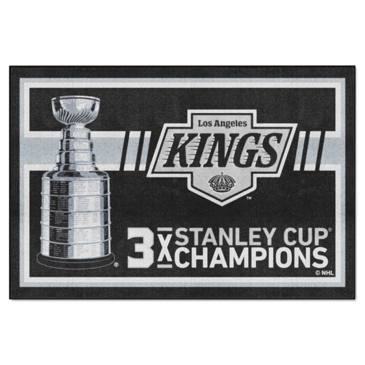 Los Angeles Kings Dynasty 5ft. x 8ft. Plush Area Rug - Los Angeles Kings