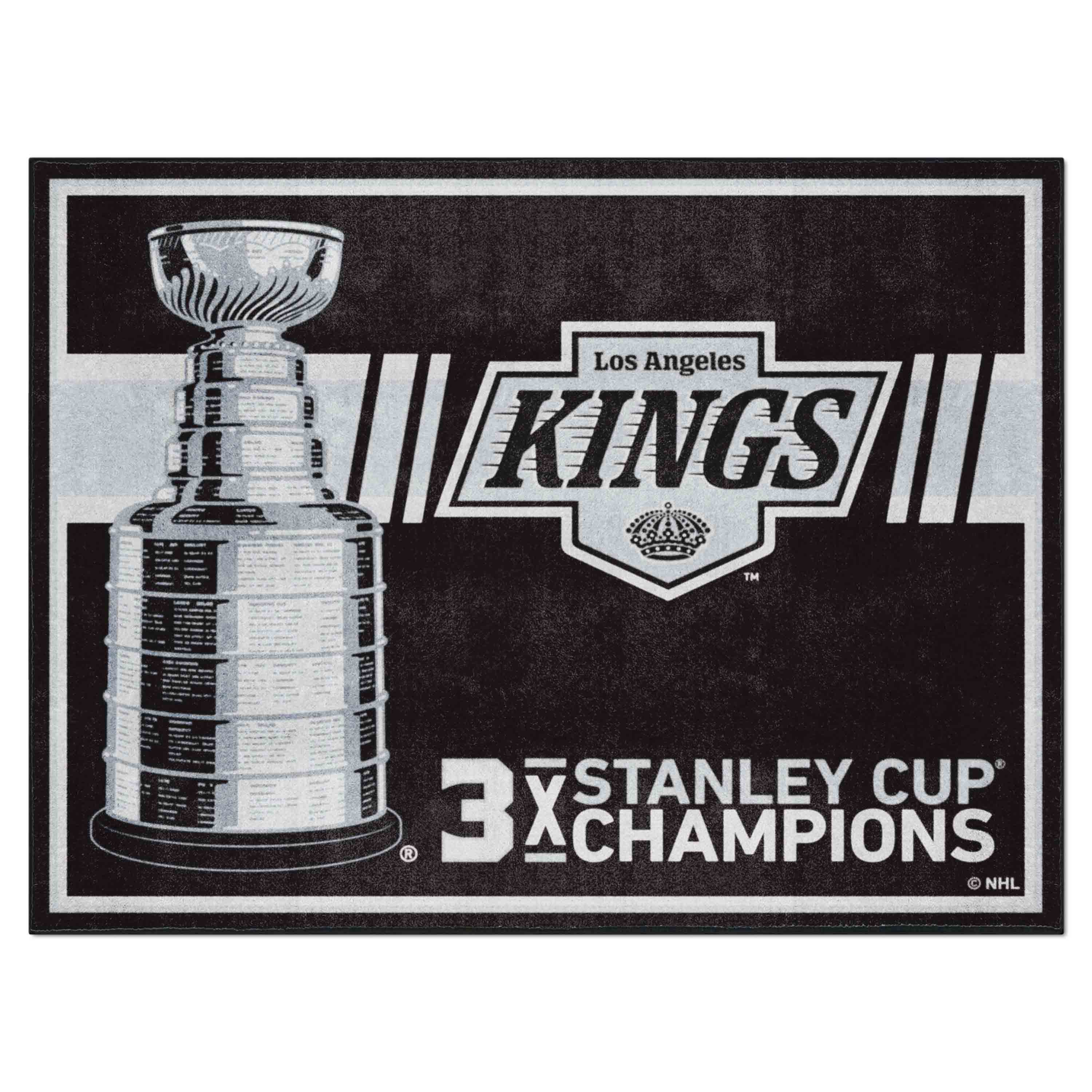 Los Angeles Kings Dynasty 8ft. x 10ft. Plush Area Rug - Los Angeles Kings