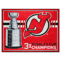 New Jersey Devils Dynasty 8ft. x 10ft. Plush Area Rug - New Jersey Devils