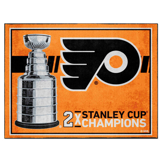 Philadelphia Flyers Dynasty 8ft. x 10ft. Plush Area Rug - Philadelphia Flyers