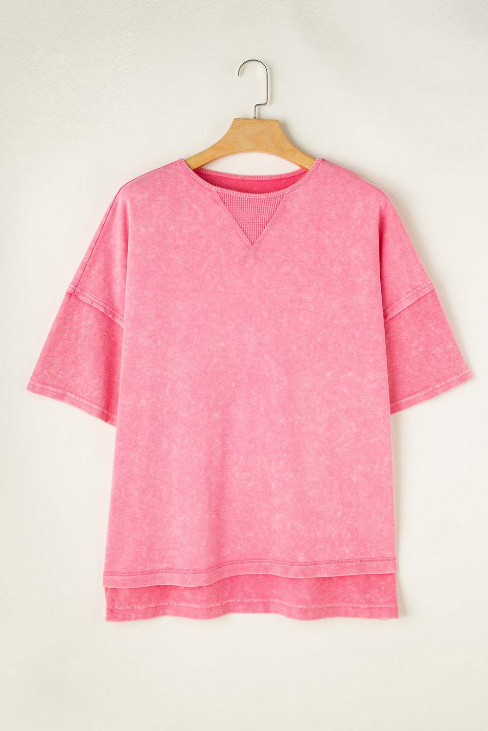 Plus Size Round Neck Half Sleeve T-Shirt - Trendsi - Flyclothing LLC