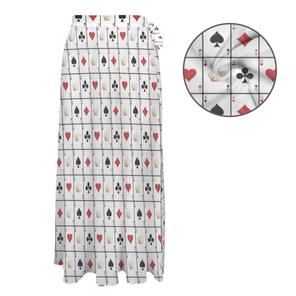 Baha Ranch Vegas Gambling Beach Coverup Skirt - Baha Ranch Western Wear - Flyclothing LLC