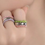 Brass Yarn-Wrapped Open Ring - Trendsi - Flyclothing LLC