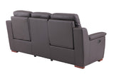 90" Brown Faux Leather Sofa - Homeroots - Flyclothing LLC