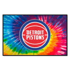 Detroit Pistons Tie Dye Starter Mat Accent Rug - 19in. x 30in. - Detroit Pistons
