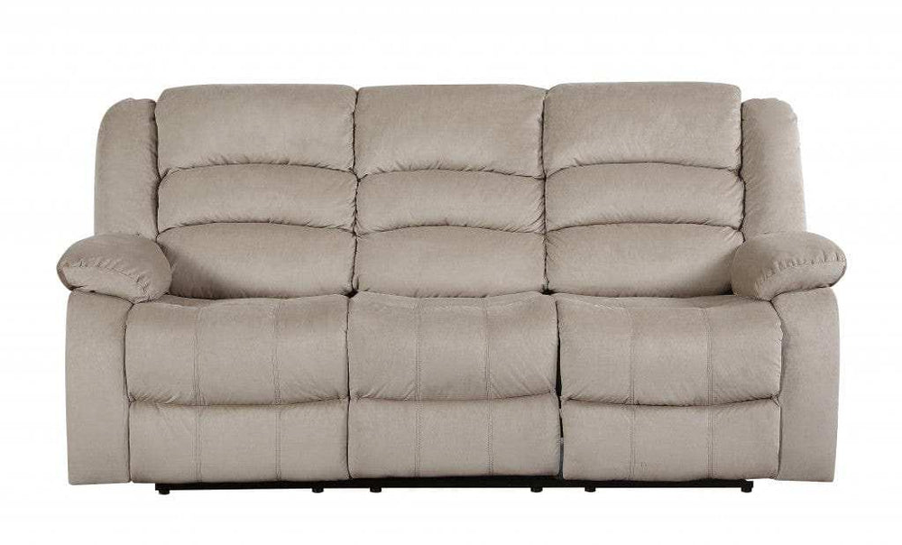 Two Piece Indoor Beige Microsuede Five Person Seating Set - Homeroots - Flyclothing LLC