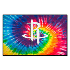 Houston Rockets Tie Dye Starter Mat Accent Rug - 19in. x 30in. - Houston Rockets
