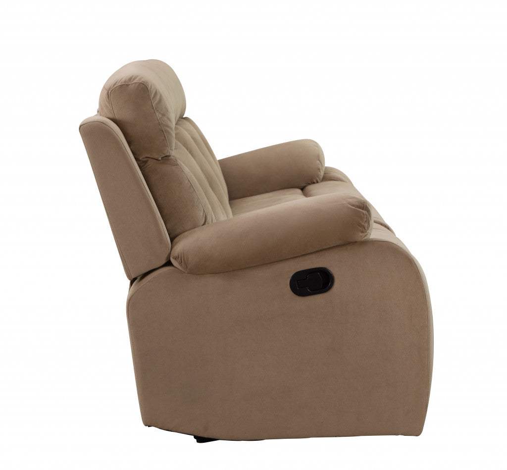 Two Piece Indoor Beige Microsuede Five Person Seating Set - Homeroots - Flyclothing LLC