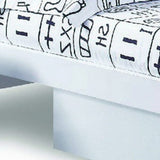 White Solid Wood King Bed Frame - Homeroots