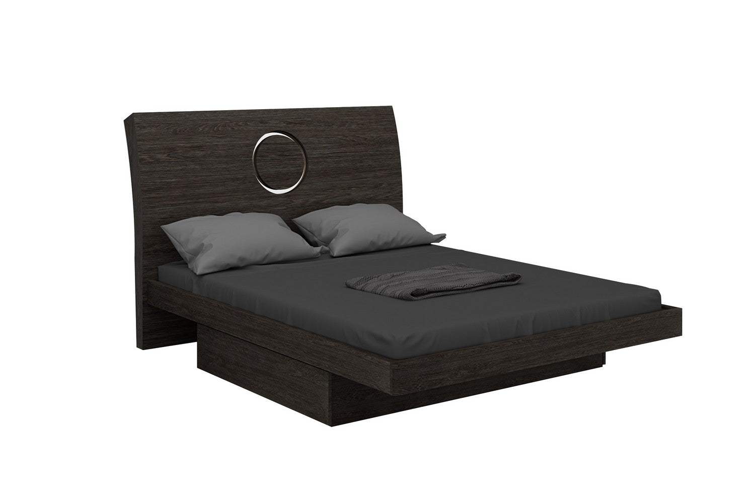 Gray King Bed Frame - Homeroots - Flyclothing LLC