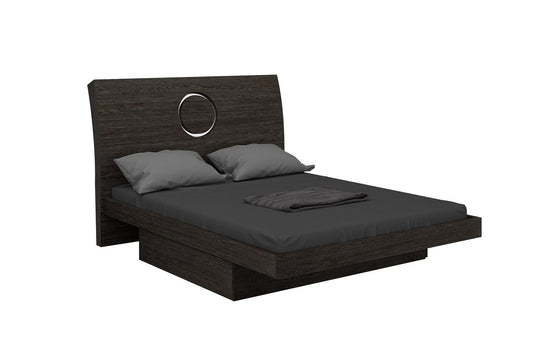 Gray King Bed Frame - Homeroots