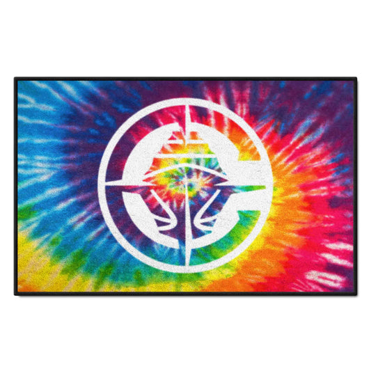 Los Angeles Clippers Tie Dye Starter Mat Accent Rug - 19in. x 30in. - Los Angeles Clippers