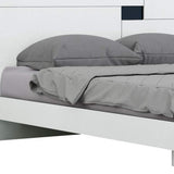 Solid Wood Queen White Bed - Homeroots - Flyclothing LLC